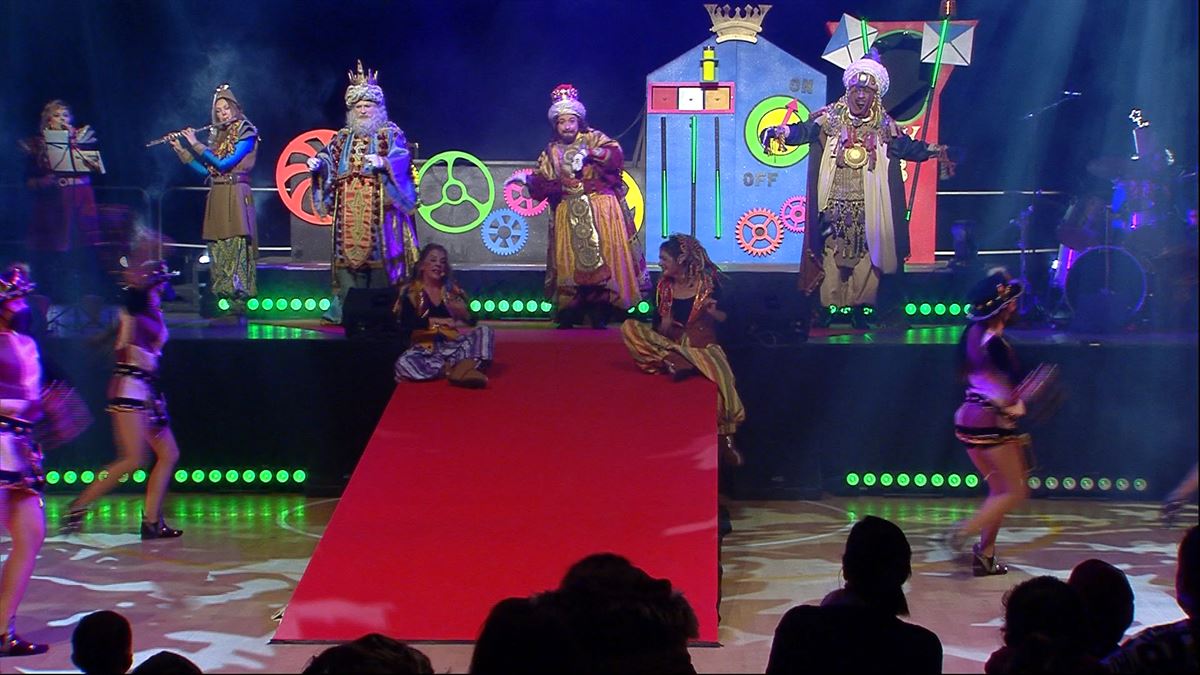 Los Reyes Magos ofrecen en Bilbao su espectáculo ''La Noche Mágica''