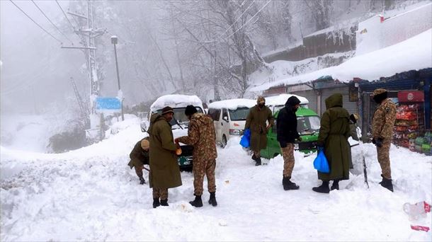 Nevada en Merree, Pakistán. Foto obtenida de un vídeo de EITB Media.