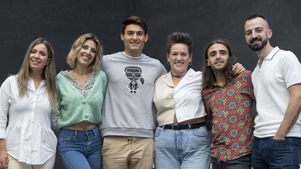 Jóvenes protagonistas de "Abiapuntua"