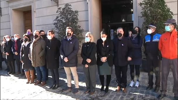 Minuto de silencio en Tudela