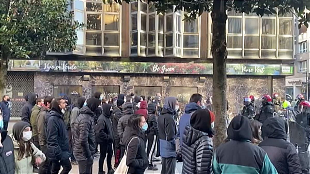 Protesta Gasteizen, Kontseilu Sozialistak okupatuta zuen lokala hustearen kontra