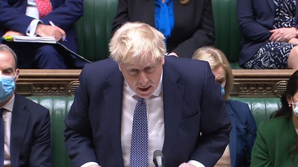 Boris Johnson, lehen ministro britainiarra. Artxiboko argazkia: EITB Media