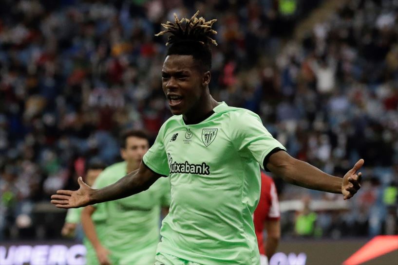 Nico Williams bere gola ospatzen