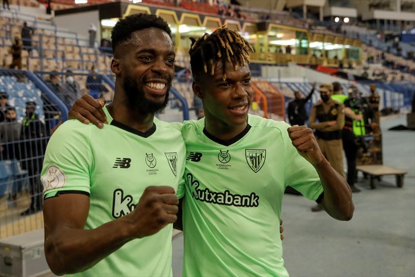 Iñaki Williams eta Nico Williams anaiak