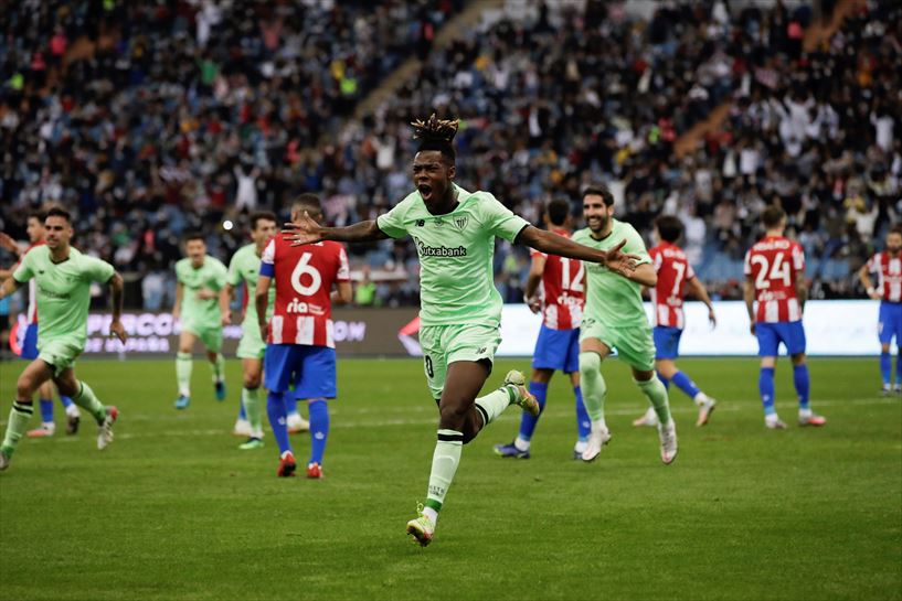 Nico Williams bere gola ospatzen