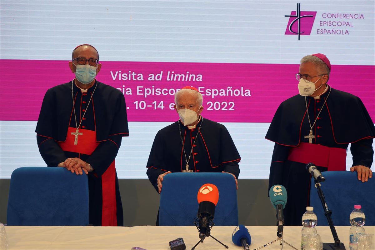 Conferencia Episcopal Española en el Vaticano. Foto: EFE