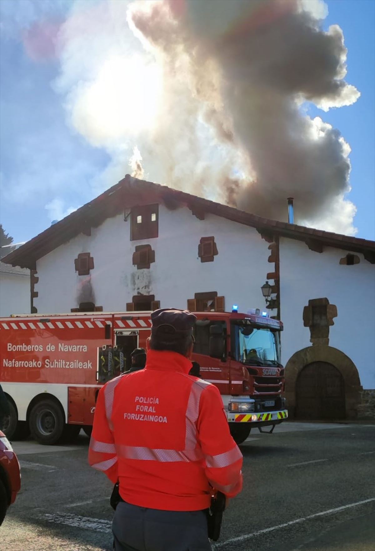 Incendio en Ultzama