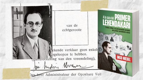 Imagen del dosier de inmigración belga de José Andrés Álvarez Lastra, identidad secreta de Agirre