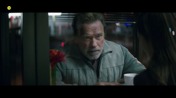 Arnold Schwarzenegger 'Una historia de venganza' filmaren fotograma batean