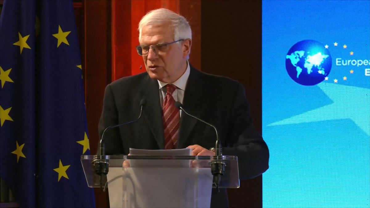 Josep Borrell. Imagen obtenida de un vídeo de EFE.