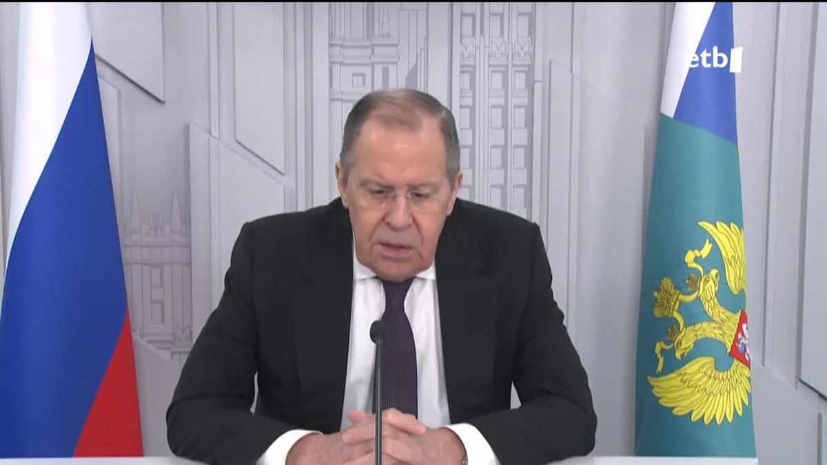 Sergei Lavrov. Agentzietako bideo batetik ateratako irudia.