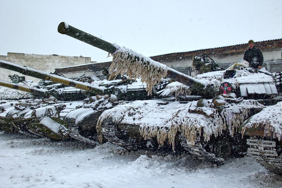 Tanques del ejercito ruso. Foto: EFE