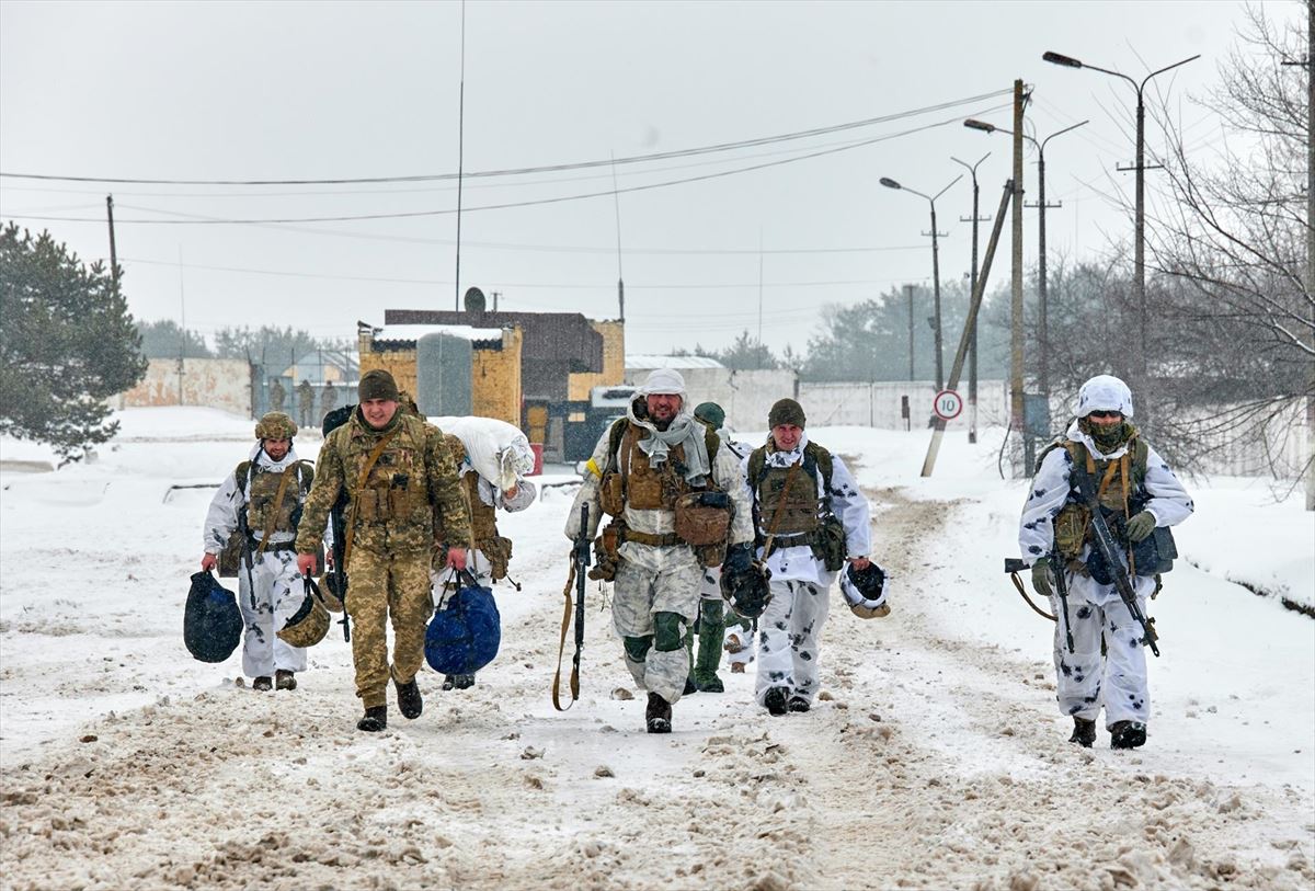 Militares en Ucrania