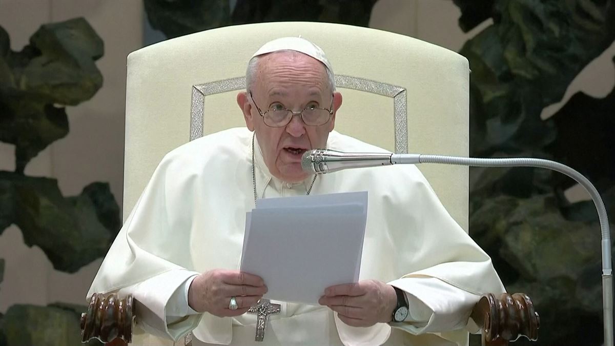 El papa Francisco. Imagen obtenida de un vídeo de Agencias.