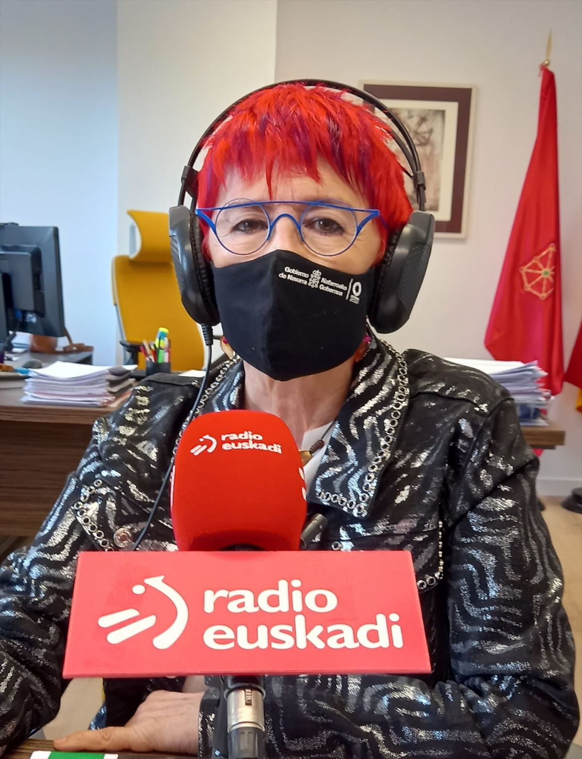 Santos Indurain, entrevistada en 'Boulevard' de Radio Euskadi.
