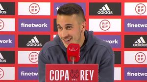 Berenguer: ''Estoy muy contento por marcar el gol, es un alivio, hemos hecho un partido casi perfecto''