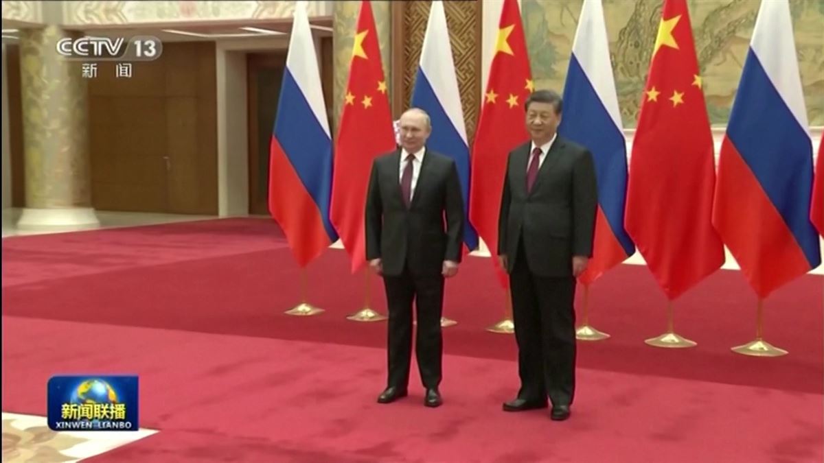 Vladimir Putin eta Xi Jinping