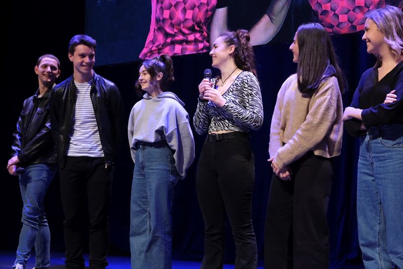 ''Irabazi arte'' telesailaren aurrestreinaldia Iruñean. (EITB Media)