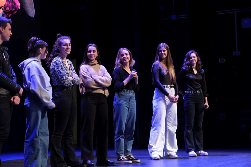 ''Irabazi arte'' telesailaren aurrestreinaldia Iruñean. (EITB Media)