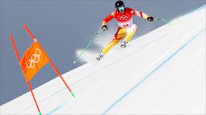 Adur Etxezarreta se salió del recorrido en el supergigante