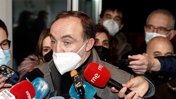 El presidente de UPN y portavoz de Navarra Suma en la Cámara foral, Javier Esparza. Foto: EFE