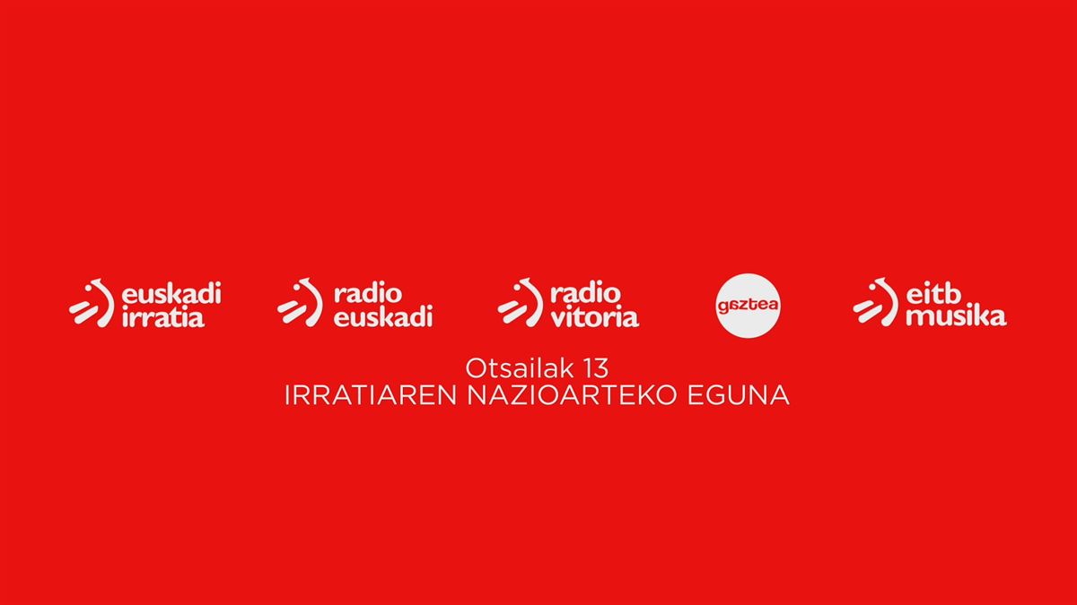 Ekain Rico eta Iñigo Martinez gaur Radio Euskadin. Argazkia: EITB Media