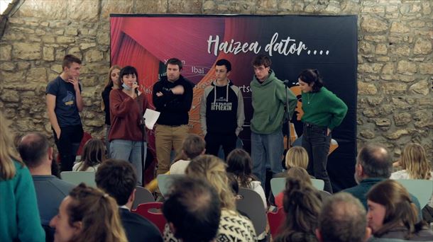 Imagen de la iniciativa 'Haizea dator' en Baiona.