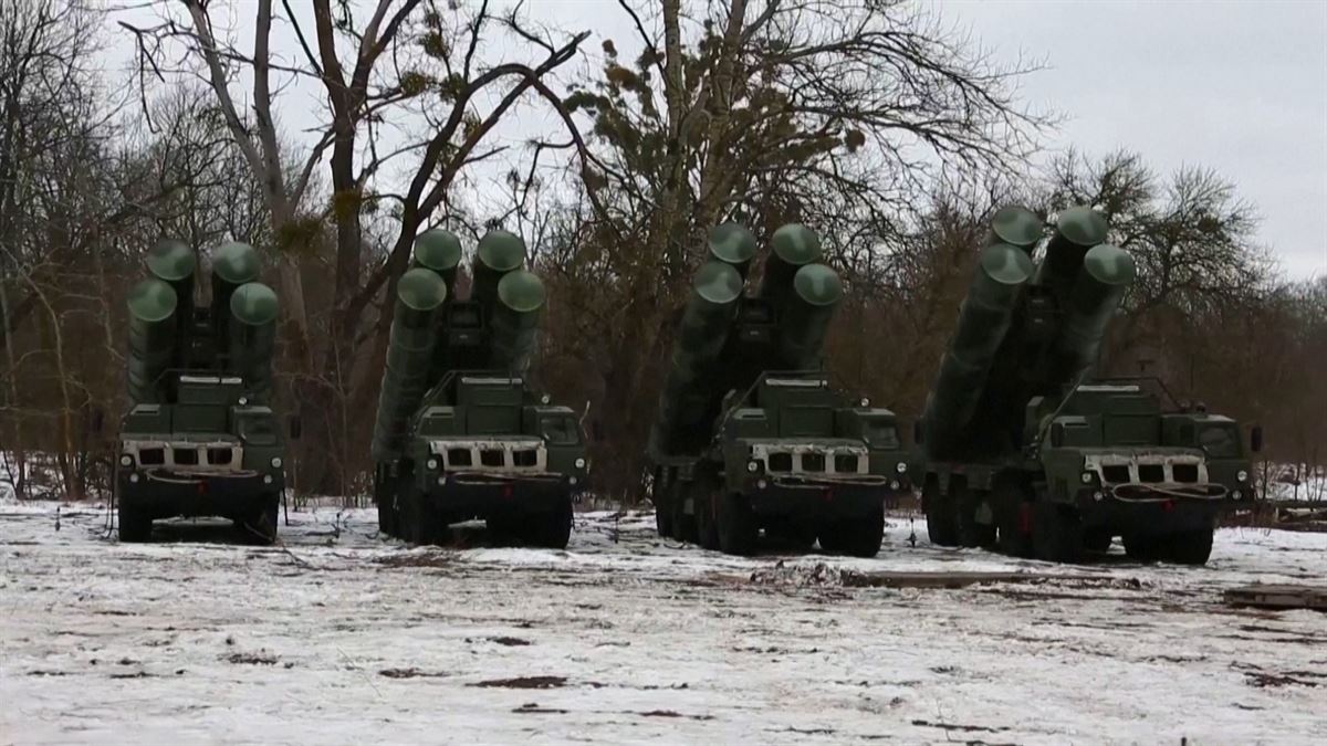 Maniobras militares en Bielorrusia. Imagen: EITB Media