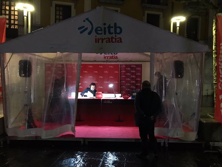 Set de Radio Euskadi en Tolosa