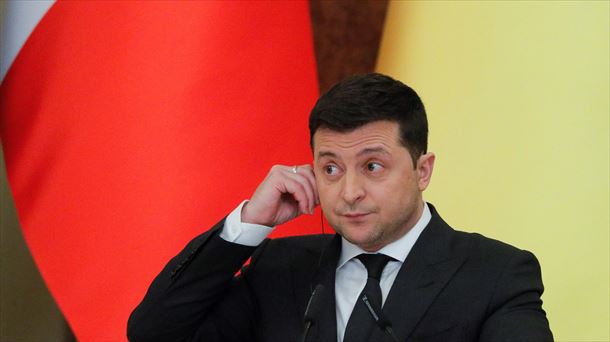 Volodymyr Zelensky, Ukrainako presidentea. Artxiboko argazkia: EFE