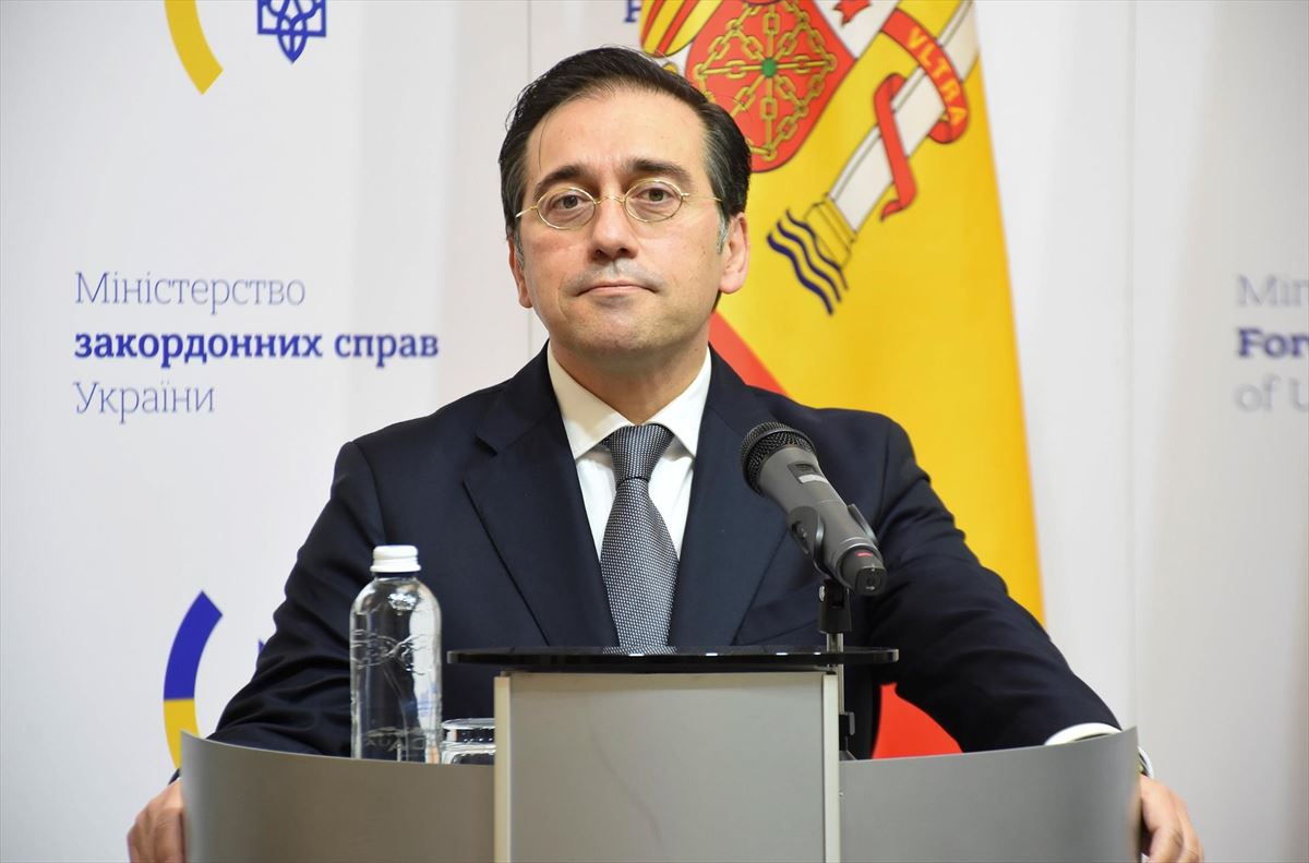 Jose Manuel Albares, Espainiako Kanpo ministroa. Artxiboko argazkia: EFE