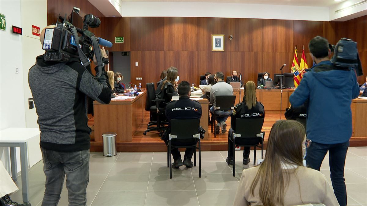 Imagen de archivo del juicio en Zaragoza. Imagen: EITB Media