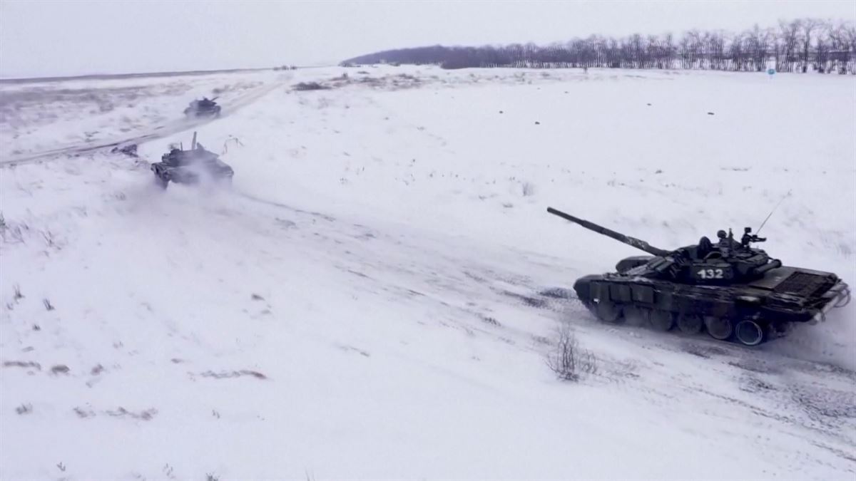 Tanque del ejército ruso.