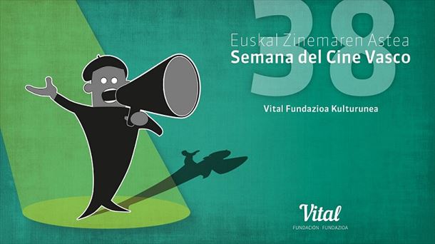 Cartel de la 38 edición de la Semana del Cine Vasco
