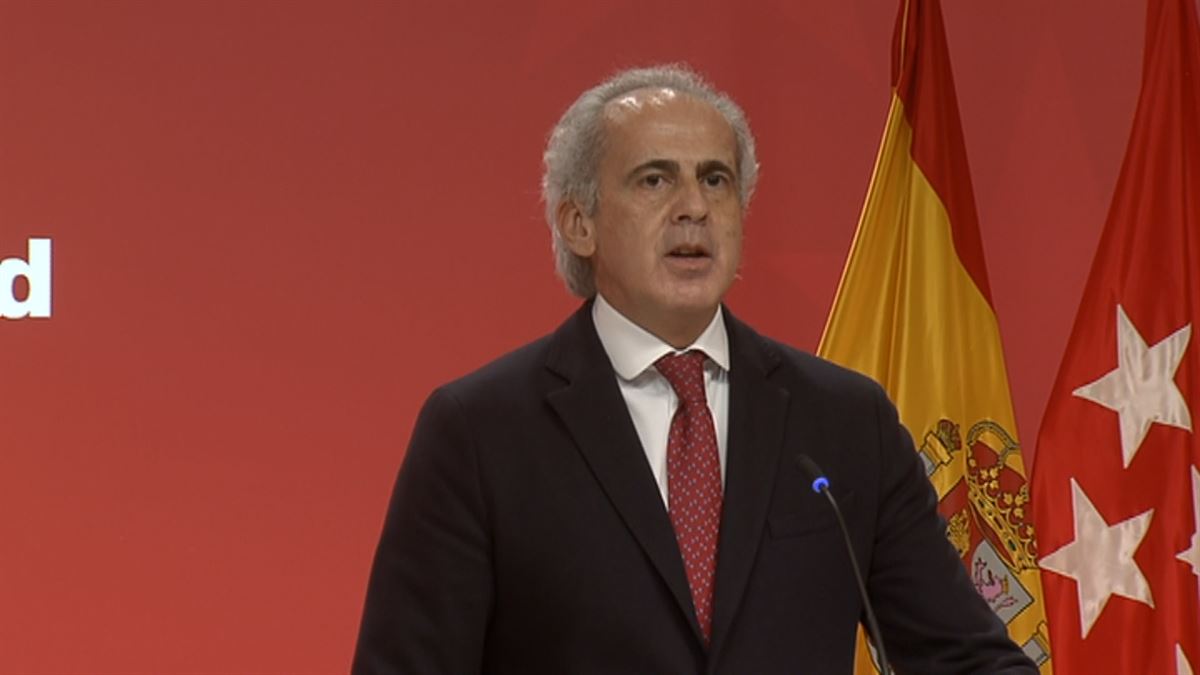 Enrique Ruiz Escudero. Imagen obtenida de un vídeo de Agencias.