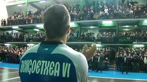 Emotiva despedida a Bengoetxea en Tolosa