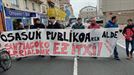 Nueva jornada de protesta por el cierre de las Urgencias del hospital de Santiago