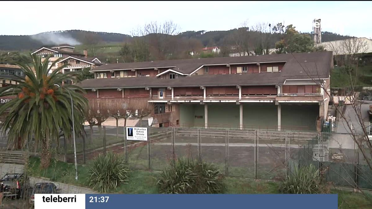Colegio San José de Bermeo. Imagen obtenida de un vídeo de EITB Media.