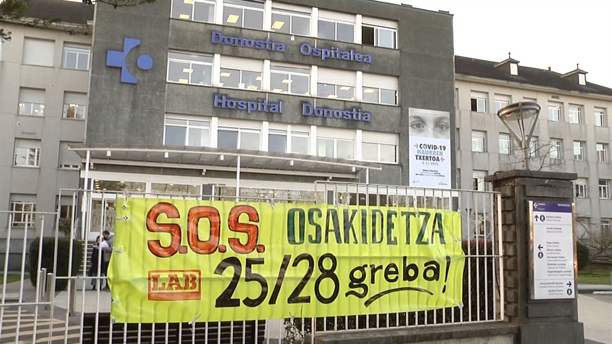 Hospital Donostia. Imagen obtenida de un vídeo de EITB Media.