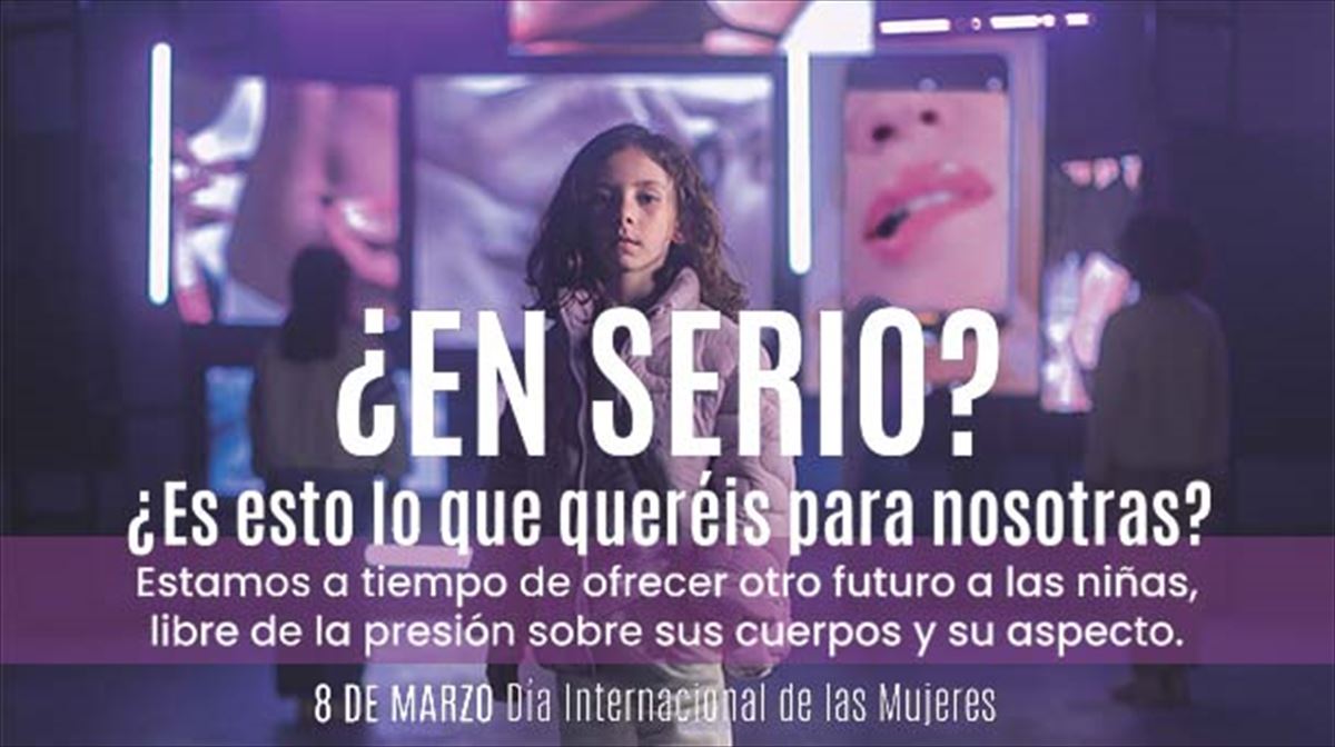 Cartel de la campaña del 8 de Marzo en Euskadi