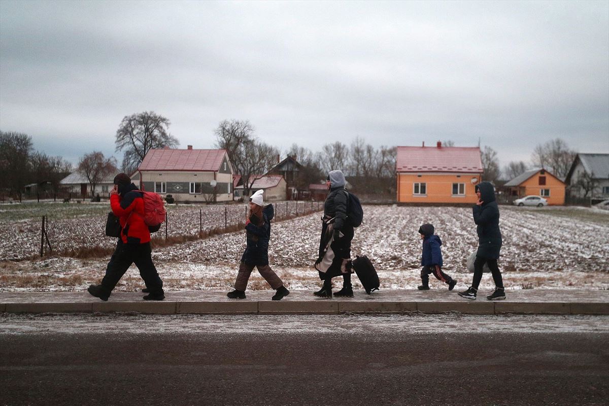 La invasión rusa deja, por ahora, medio millón de refugiados
