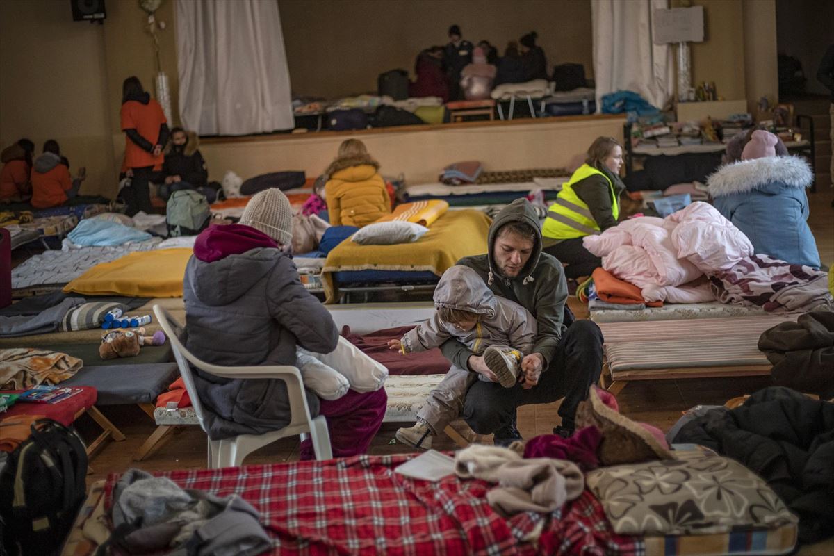 Refugiados ucranianos. Foto: EFE