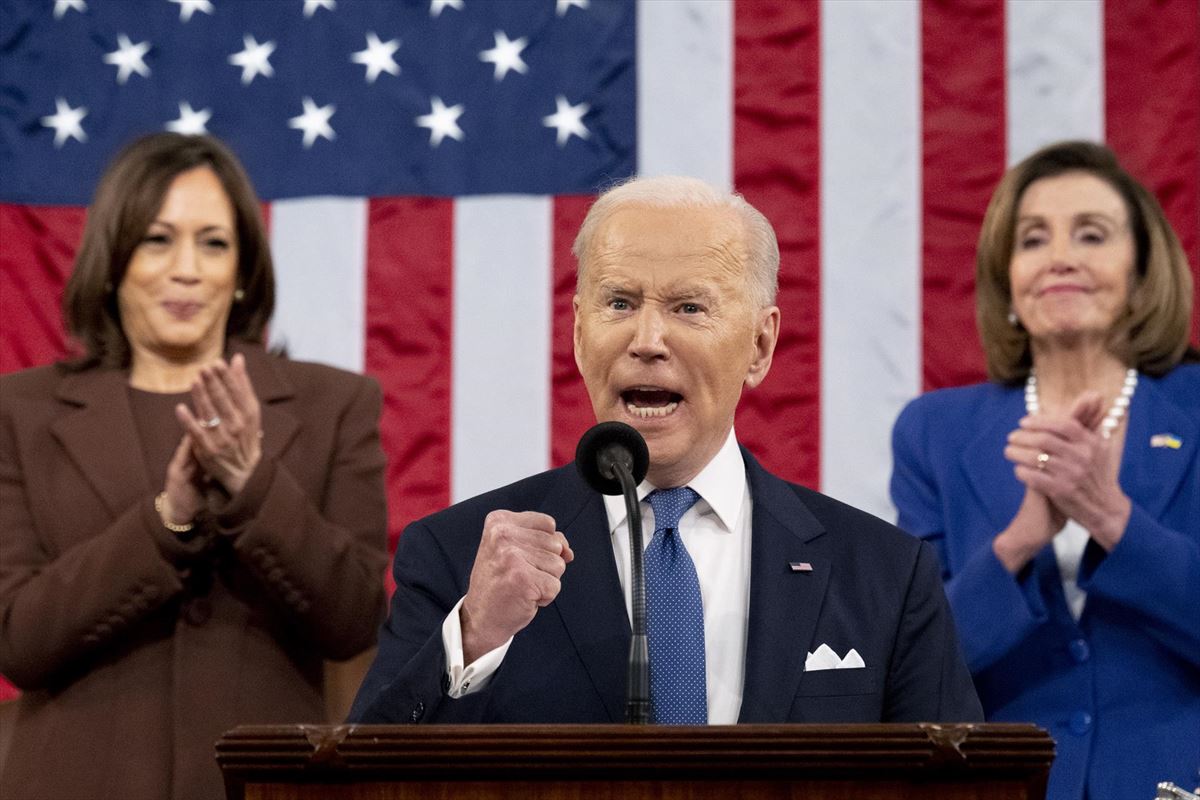 Joe Biden Ameriketako Estatu Batuetako presidentea, Batasunaren egoerari buruzko hitzaldian