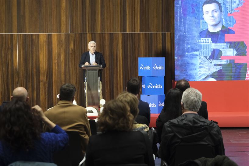 Iñaki Redin, director del programa''Navarra Hoy''. Foto: EITB