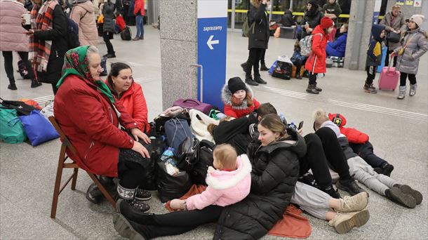 Refugiados ucranianos. Foto: EFE