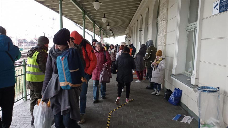 Estación de Rzeszów en Polonia