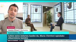 Maria Chivite presidentea elkarrizketatuz estreinatuko da Navarra hoy ETB2n