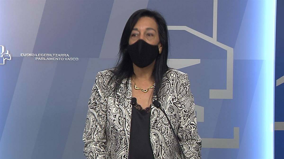 Amaia Martínez. Imagen obtenida de un vídeo de EITB Media.