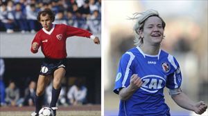 El Athletic otorga sus premios 'One Club Man/Woman' al argentino Bochini y a la alemana Zietz
