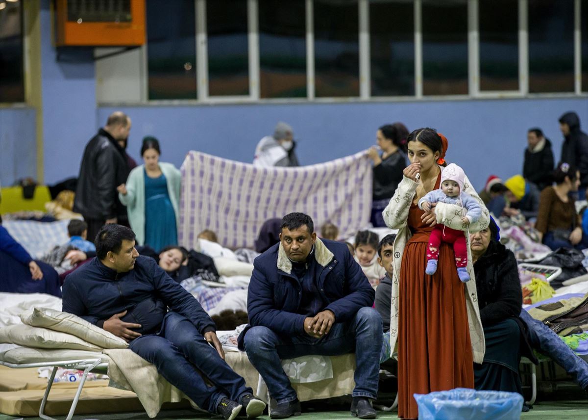 Personas refugiadas de Ucrania. Foto: EFE
